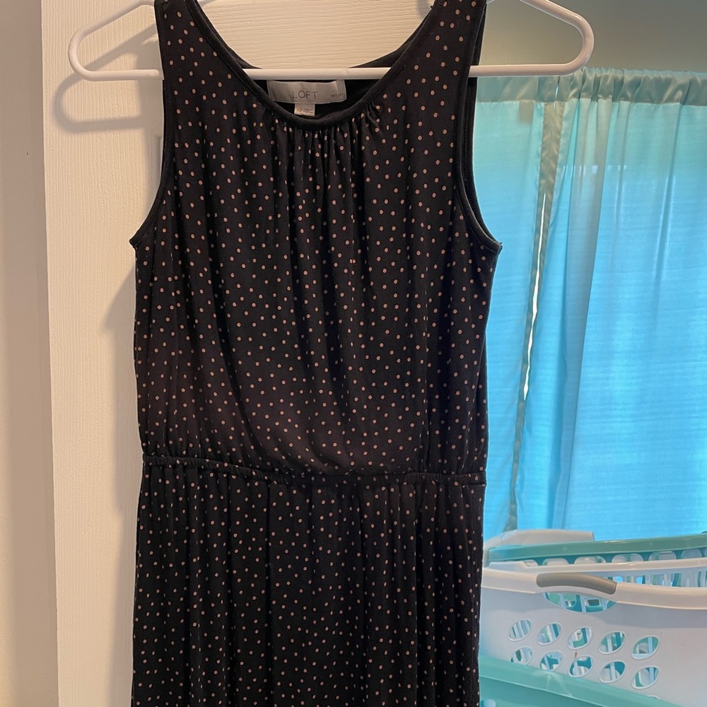 Petite XXS Loft knee length sleeveless dress